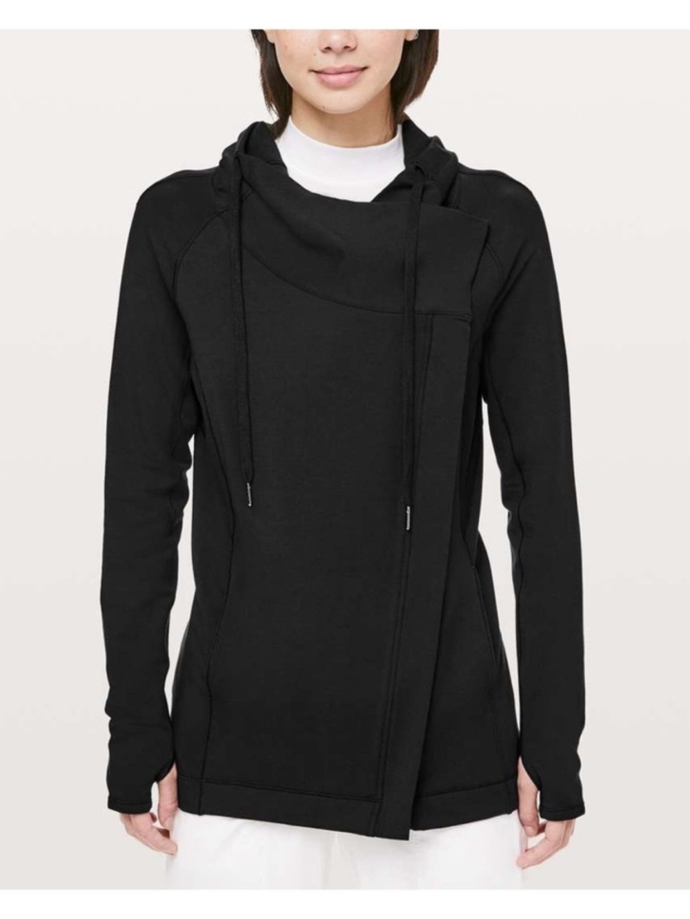 Lululemon Tunic-Length Cozy Black Jacket